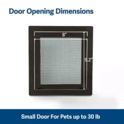 PetSafe Small Pet Screen Door, 8 X 9-1/4 In. -Pet Supply Store 1117306 A5