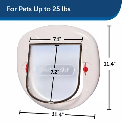 PetSafe Staywell Big Cat/Small Dog Pet Door, Plastic Flap, Magnetic Weather Seal, 4 Way Locking System 7 PetSafe Staywell Big Cat/Small Dog Pet Door, Plastic Flap, Magnetic Weather Seal, 4 Way Locking System - Image 7