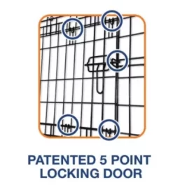 Precision Pet Products ProValu 2-Door Wire Pet Crate 12 Precision Pet Products ProValu 2-Door Wire Pet Crate -Pet Supply Store 1170329 A4