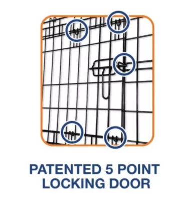 Precision Pet Products ProValu 2-Door Wire Pet Crate 5 Precision Pet Products ProValu 2-Door Wire Pet Crate - Image 5