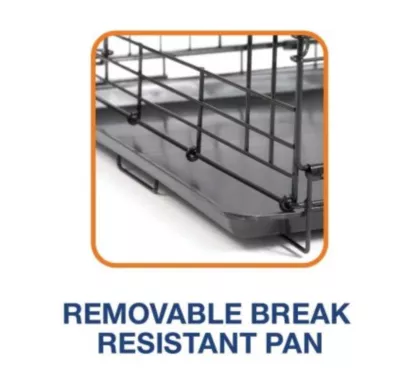 Precision Pet Products ProValu 2-Door Wire Pet Crate 6 Precision Pet Products ProValu 2-Door Wire Pet Crate - Image 6