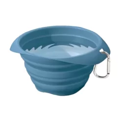 Kurgo Collaps-a-Bowl Pet Bowl, 24 Oz., Blue