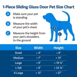 PetSafe Freedom Aluminum Patio Panel Sliding Glass Pet Door -Pet Supply Store 1181953 A2
