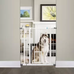 Carlson Extra Tall Walk-Through Pet Gate, 30 In. To 40 In.
