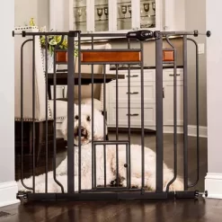 Carlson Paw Design Extra Tall Walk-Through Pet Gate, 30 In. To 41.5 In.