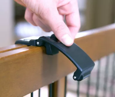 Carlson Design Paw Extra Wide Freestanding Pet Gate, 40 In. To 70 In. 2 Carlson Design Paw Extra Wide Freestanding Pet Gate, 40 In. To 70 In. - Image 2