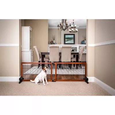 Carlson Design Paw Extra Wide Freestanding Pet Gate, 40 In. To 70 In. 3 Carlson Design Paw Extra Wide Freestanding Pet Gate, 40 In. To 70 In. - Image 3