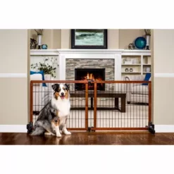 Carlson Design Paw Extra Tall Extra Wide Freestanding Pet Gate, 40 In. To 70 In. -Pet Supply Store 1205062 A2