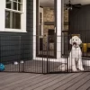 Carlson Outdoor 2-in-1 Extra Tall Super Wide Pet Gate And Pet Yard, 144 In.