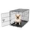 Carlson Secure 1-Door Steel Dog Crate, 24 In., Small