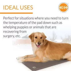 K&H Pet Products Deluxe Lectro-Kennel Heated Pet Pad -Pet Supply Store 1240640 A2