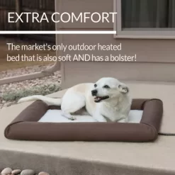 K&H Pet Products Deluxe Lectro-Soft Outdoor Heated Dog Bed -Pet Supply Store 1240659 A2