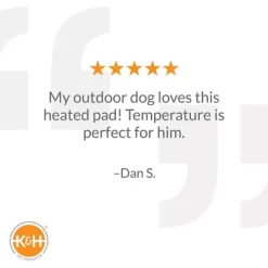 K&H Pet Products Deluxe Lectro-Soft Outdoor Heated Dog Bed -Pet Supply Store 1240659 A7