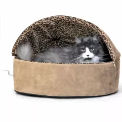 K&H Pet Products Thermo-Kitty Deluxe Hooded Cat Bed