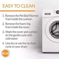 K&H Pet Products Thermo-Kitty Deluxe Hooded Cat Bed -Pet Supply Store 1240763 A2