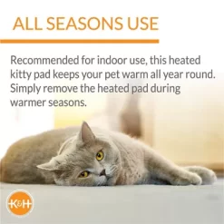 K&H Pet Products Thermo-Kitty Deluxe Hooded Cat Bed -Pet Supply Store 1240763 A4