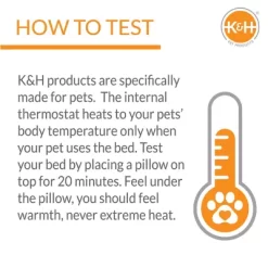 K&H Pet Products Thermo Pillow Pet Bed -Pet Supply Store 1240808 A4