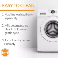 K&H Pet Products Memory Foam Crate Pad Mat Pet Bed -Pet Supply Store 1241004 A4