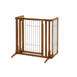 Richell Premium Plus Freestanding Pet Gate With Door -Pet Supply Store 1258851 A2