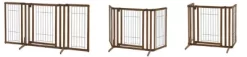 Richell Premium Plus Freestanding Pet Gate With Door -Pet Supply Store 1258851 A5