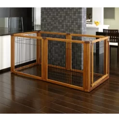 Richell Convertible Elite Pet Gate, 6-Panel -Pet Supply Store 1258856 A2