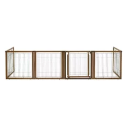 Richell Convertible Elite Pet Gate, 6-Panel -Pet Supply Store 1258856 A6