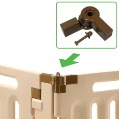 Richell Convertible Indoor/Outdoor Pet Play Pen, H4 -Pet Supply Store 1258867 A6