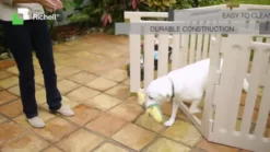 Richell Convertible Indoor/Outdoor Pet Play Pen, H4 -Pet Supply Store 1258867 VIDEO 1 480x270 1200k