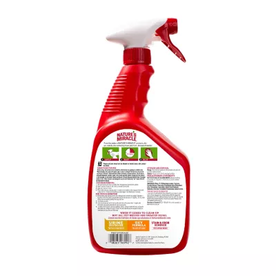 Nature's Miracle Advanced Cat Stain And Odor Eliminator Spray, 32 Oz. 2 Nature's Miracle Advanced Cat Stain And Odor Eliminator Spray, 32 Oz. - Image 2