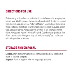 Nature's Miracle Stain And Odor Remover Spray For Dogs, 24 Fl. Oz. -Pet Supply Store 1264563 A4