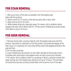 Nature's Miracle Stain And Odor Remover For Dogs, 128 Oz. -Pet Supply Store 1264564 A3