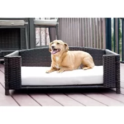 Iconic Pet Rattan Indoor/Outdoor Rectangular Pet Bed 15 Iconic Pet Rattan Indoor/Outdoor Rectangular Pet Bed -Pet Supply Store 1274519 A10