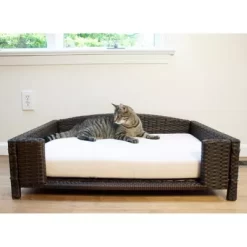 Iconic Pet Rattan Indoor/Outdoor Rectangular Pet Bed 17 Iconic Pet Rattan Indoor/Outdoor Rectangular Pet Bed -Pet Supply Store 1274519 A12