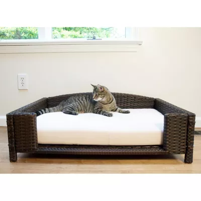 Iconic Pet Rattan Indoor/Outdoor Rectangular Pet Bed 5 Iconic Pet Rattan Indoor/Outdoor Rectangular Pet Bed - Image 5