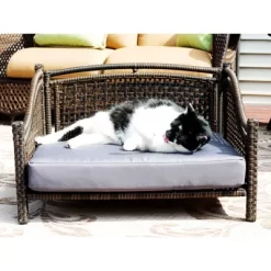 Iconic Pet Maharaja Rattan Indoor/Outdoor Pet Day Bed -Pet Supply Store 1274525 A6