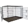 Iconic Pet Foldable 2-Door Metal Pet Training Pet Crate With Divider