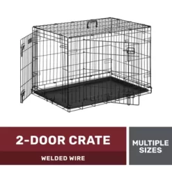 Retriever 2-Door Metal Wire Pet Crate
