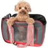 Pet Life Candy Cane Fashion Pet Carrier