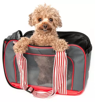 Pet Life Candy Cane Fashion Pet Carrier 1 Pet Life Candy Cane Fashion Pet Carrier