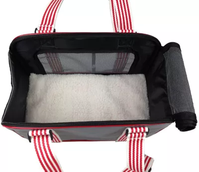 Pet Life Candy Cane Fashion Pet Carrier 6 Pet Life Candy Cane Fashion Pet Carrier - Image 6