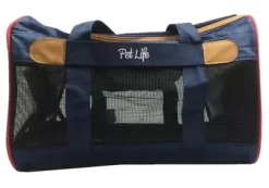 Pet Life Airline-Approved Aero-Zoom Lightweight Wire Framed Collapsible Pet Carrier -Pet Supply Store 1314484 A2