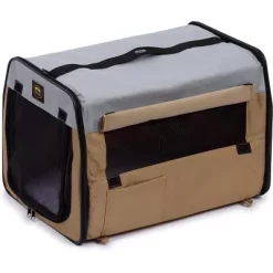 Pet Life Folding Zippered Lightweight Nylon Easy Folding Pet Crate -Pet Supply Store 1314531 A5