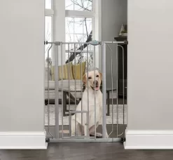 Carlson Platinum Extra Tall Pet Gate With Pet Door, 29 In. To 39 In.