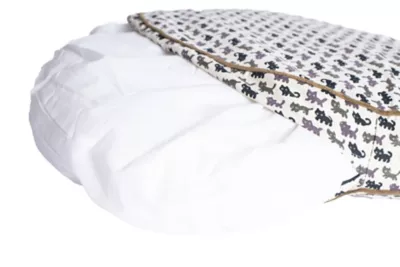 Armarkat Canvas Round Dog Cushion Pet Bed Pad With Removable Cover 4 Armarkat Canvas Round Dog Cushion Pet Bed Pad With Removable Cover - Image 4