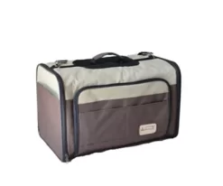 Armarkat Airline Approved Pet Carrier, 4 Sides Expandable Cat Carrier With Fleece Pad For Cats, Puppy And Small Dogs