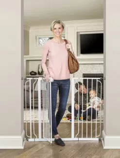 Regalo Extra Tall Widespan Pet Gate, 29 In. To 49 In., White 6 Regalo Extra Tall Widespan Pet Gate, 29 In. To 49 In., White -Pet Supply Store 1322824 A2