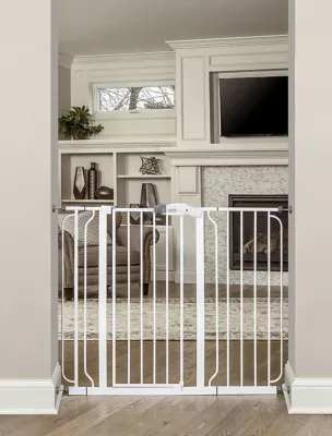 Regalo Extra Tall Widespan Pet Gate, 29 In. To 49 In., White 4 Regalo Extra Tall Widespan Pet Gate, 29 In. To 49 In., White - Image 4