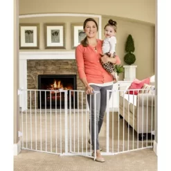 Regalo Super Wide Metal Configurable Pet Gate, 76 In.