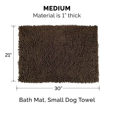 FurHaven Medium Muddy Paws Towel & Shammy Rug - Mud 2 FurHaven Medium Muddy Paws Towel & Shammy Rug - Mud - Image 2