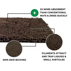 FurHaven Medium Muddy Paws Towel & Shammy Rug - Mud 11 FurHaven Medium Muddy Paws Towel & Shammy Rug - Mud -Pet Supply Store 1325157 A3